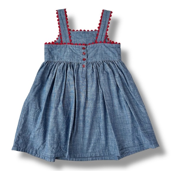 Gymboree | Chambray Ric Rac Dres (6) 🍎 - Picture 2 of 7